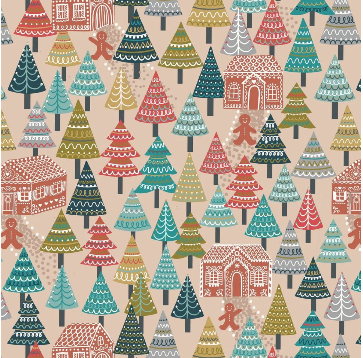 Gingerbread forest butterscotch by Lewis and Irene