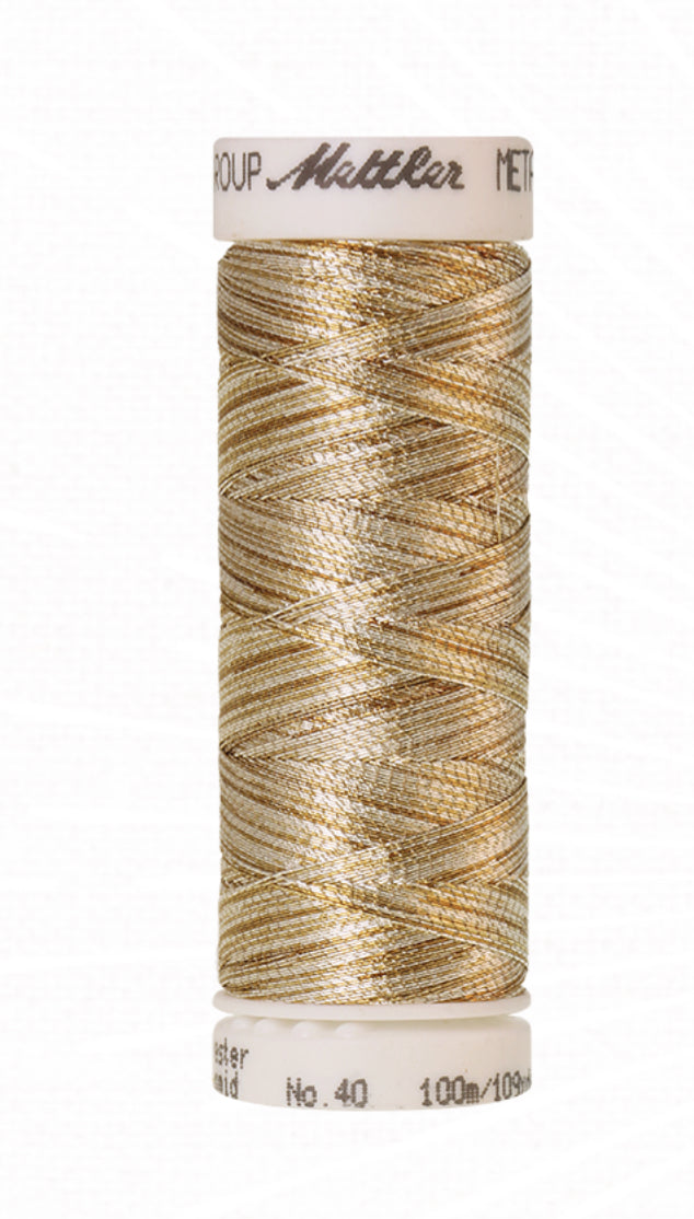 Mettler silver and gold mix metallic thread 9924